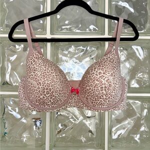 Victoria’s Secret Lined Demi Bra 38D Leopard Print – NEW